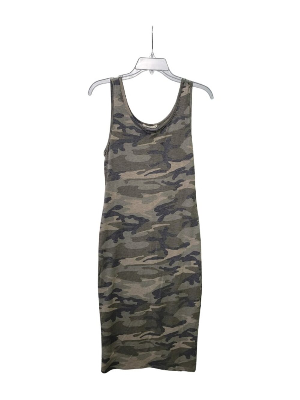 Camo print bodycon midi dress | Medium